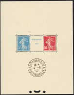 Strasbourg. Obl. Hors Timbres. No 2, Obl Cad 4.6.27 En Marge. - TB. - R - Other & Unclassified