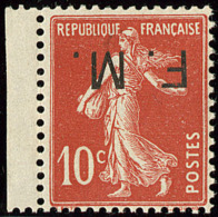 Surcharge Renversée. No 5e, Petit Bdf. - TB - Military Postage Stamps