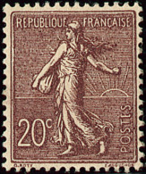 No 131c, Chocolat, Gomme Altérée Mais Belle Nuance Et Centré. - TB - Other & Unclassified