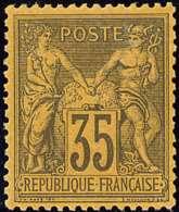 No 93, Très Frais Et Centré. - TB. - R - 1876-1898 Sage (Type II)