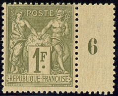 No 82, Bdf Avec Mill. 6. - TB - 1876-1898 Sage (Type II)