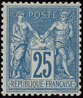 No 79, Bleu, Quasiment **, Très Frais. - TB - 1876-1898 Sage (Type II)