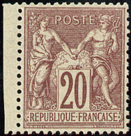 No 67, Petit Bdf, Très Frais Et Centré. - TB - 1876-1878 Sage (Type I)