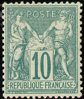 No 65, Quasiment **, Très Frais. - TB - 1876-1878 Sage (Type I)