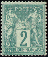 No 62, Vert, Très Frais. - TB - 1876-1878 Sage (Type I)