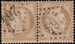 Tête-bêche. No T58, Paire Horizontale, Def Mais TB D'aspect - 1871-1875 Ceres