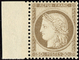 No 56, Brun, Bdf, Quasiment **, Très Frais Et Centré. - TB. - R - 1871-1875 Ceres