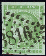 No 42IIg, Obl Gc 3816. - TB - 1870 Bordeaux Printing