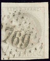 No 41II, Obl Gc. - TB - 1870 Bordeaux Printing