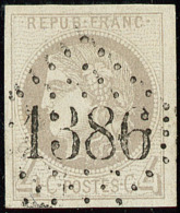 No 41II, Obl Gc 1386. - TB - 1870 Bordeaux Printing