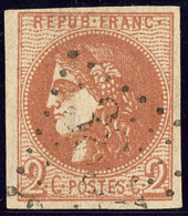 No 40IIa, Pli Vertical Mais TB D'aspect - 1870 Bordeaux Printing