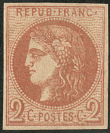 No 40II, Brun-rouge. - TB - 1870 Bordeaux Printing
