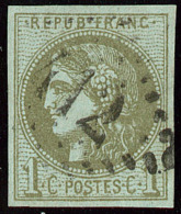 No 39II, Pos. 7, Obl Gc 412. - TB - 1870 Bordeaux Printing