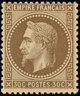 Fond Ligné. No 30f. - TB. - R - 1863-1870 Napoleon III With Laurels