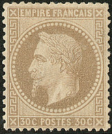 No 30a, Très Frais. - TB. - R - 1863-1870 Napoleon III With Laurels