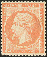 No 23, Orange, Quasiment **, Très Frais. - TB. - R - 1862 Napoleone III