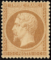 No 21, Bistre, Très Frais. - TB. - R - 1862 Napoleon III