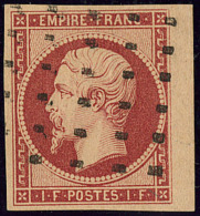 Réimpression. No 18e, Bdf, Faussement Oblitéré Gros Points, TB D'aspect - 1853-1860 Napoleone III