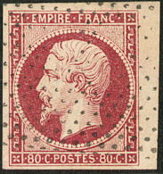 No 17Aa, Bdf, Obl Pointillé Fin, Ex Choisi. - TB - 1853-1860 Napoleone III
