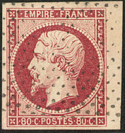 No 17Aa, Bdf, Obl Pointillé Fin, Ex Choisi. - TB - 1853-1860 Napoléon III