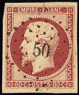 No 17A, Obl Pc 50, Ex Choisi. - TB - 1853-1860 Napoleone III