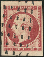 No 17A, Un Voisin, Obl Gros Points, Ex Choisi. - TB - 1853-1860 Napoleon III