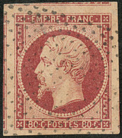 No 17A, 4 Voisins, Obl Pointillé Fin. - TB - 1853-1860 Napoleon III