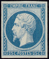 No 15, Bleu, Superbe. - RR - 1853-1860 Napoléon III