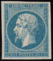 No 14I, Bleu, Jolie Pièce. - TB - 1853-1860 Napoleone III