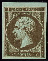 Mordoré. No 11d, Petit Bdf, Nuance Très Foncée. - TB - 1853-1860 Napoleon III