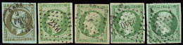 Nos 11, 12 (4 Nuances). - TB - 1853-1860 Napoleon III