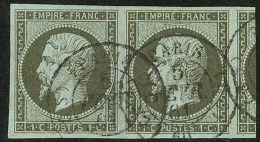 No 11, Paire Horizontale, Un Voisin, Obl Cad. - TB - 1853-1860 Napoléon III