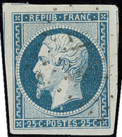 No 10, Bleu, Quatre Voisins, Ex Choisi. - TB - 1852 Luis-Napoléon