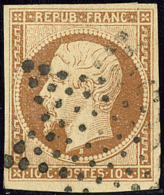 No 9c, Obl étoile. - TB - 1852 Luigi-Napoleone