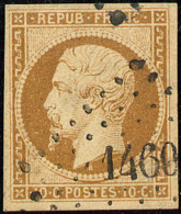 No 9, Obl Pc 1460. - TB - 1852 Louis-Napoléon
