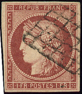 No 6b, Obl Grille, Belle Nuance. - TB. - R - 1849-1850 Cérès