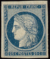 No 4c, Bleu Foncé, Superbe. - RR - 1849-1850 Cérès