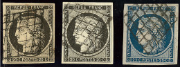 Nos 3, 3a, 4c. - TB - 1849-1850 Cérès