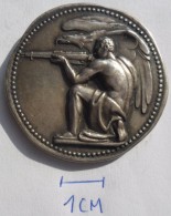 MEDAL ARCHERY Unione Italiana Di Tiro Silver Medal   PLIM - Bogenschiessen