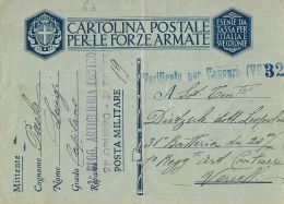 FRANCHIGIA WWII POSTA MILITARE 19 194? X VERCELLI - Military Mail (PM)