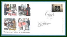 GB FDC 2001 Yv. N° 2222 Tallents House Edinburgh - 2001-2010 Em. Décimales