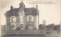 GURY - Mairie Et Ecole (bombardées En 1914-1915) - Lassigny