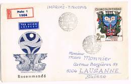 Ceskoslovensko, 1974, For Lausanne - Briefe U. Dokumente