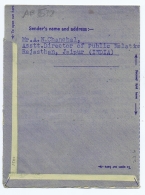 INDIA - 1956 AEROGRAMME TO FLORIDA - STAMP - - Luchtpostbladen