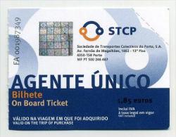 Ticket De Transport - Porto - Portugal - 2014 - Europe