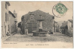 83 - NANS - La Fontaine Du Perron - Lacour 2456 - 1907 - Nans-les-Pins