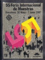 Viñeta BARCELONA 1987 . 55 Feria Internacioal De Muestras - Variedades & Curiosidades