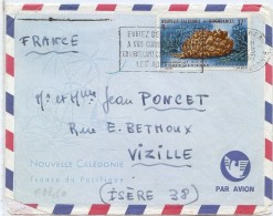 CTN35/3 -  NOUVELLE CALEDONIE LETTRE DE MARS 1967 - Storia Postale