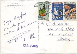 CTN35/3 -  NOUVELLE CALEDONIE CP D'AOÛT 1967 - Storia Postale