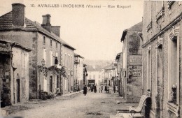 AVAILLES-LIMOUZINE RUE ROQUART TRES ANIMEE - Availles Limouzine